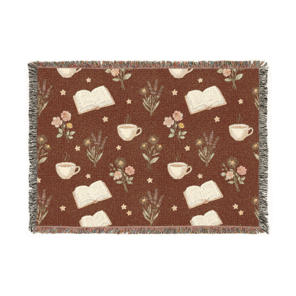 Books, Brews, & Blooms Throw