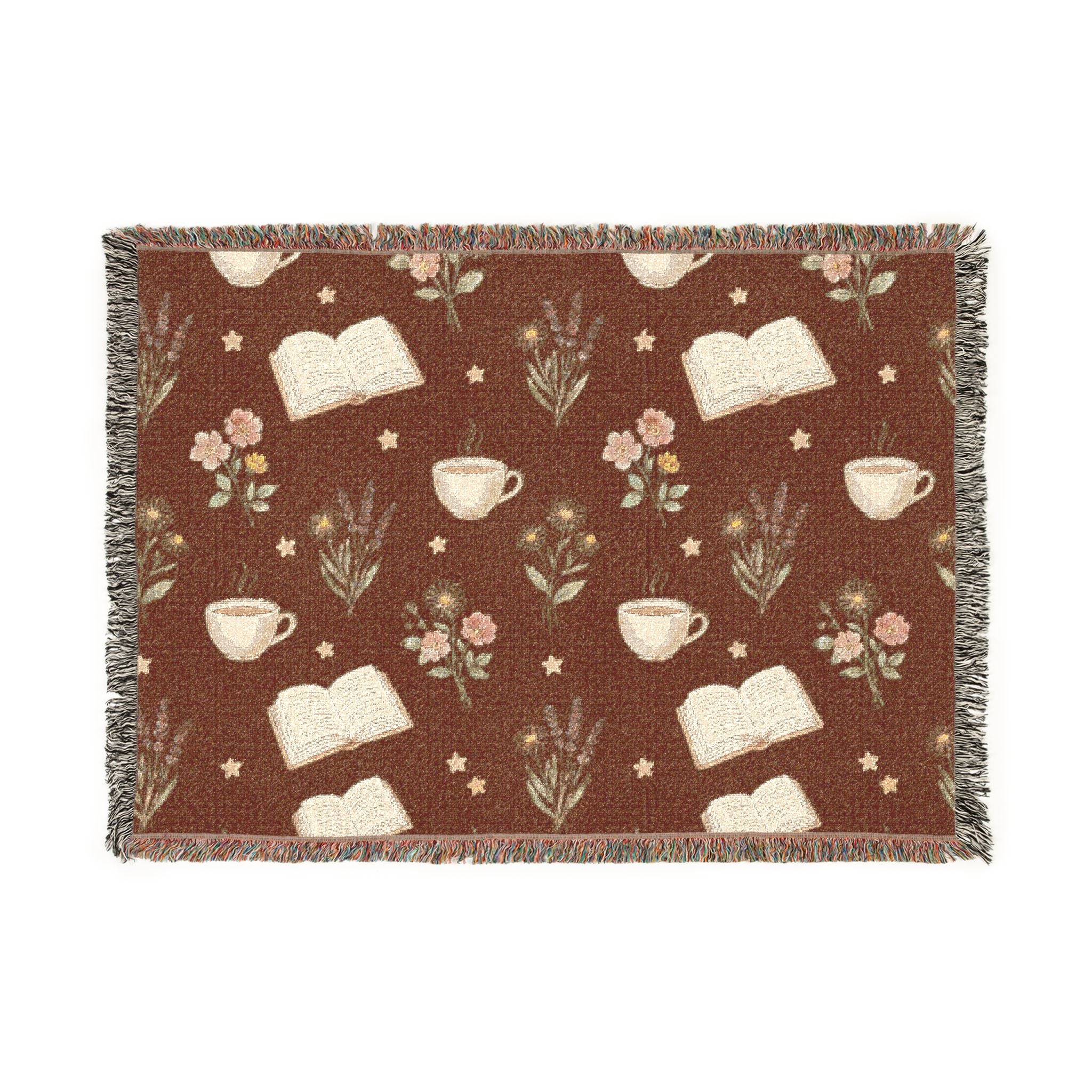 Books, Brews, & Blooms Throw