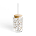 Books, Brews, & Blooms Sipper Glass